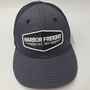 Harbor Freight Hat Snapback Trucker‎ Mesh Gray Tools Hardware Store Workwear Men
